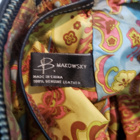 B Makowsky black leather purse - Picture 5 of 7